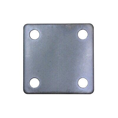 square metal plate with holes